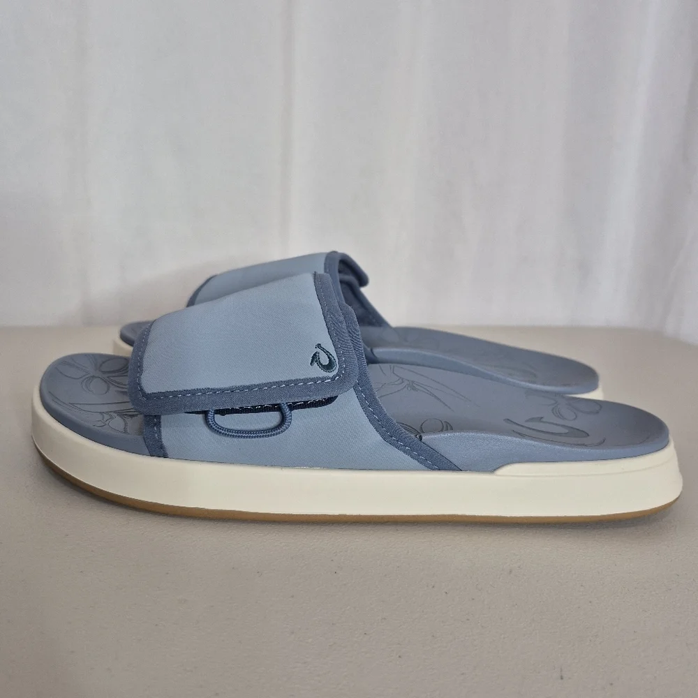 OluKai Nu'a 'Olu Slide Sandals - Size 9 - Picture 5 of 15